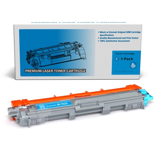 [162100210151] Brother TN-225 TN225 Compatible Cyan High Yield Toner Cartridge -1 Pack