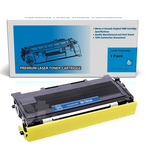 [162100110307] Brother TN-350 TN350 Compatible Black Standard Yield Toner Cartridge -1 Pack
