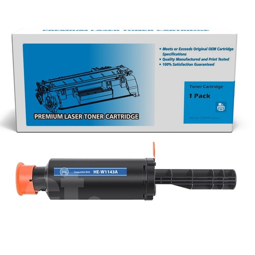 [162140120274] HP W1143A 143A Compatible Black Standard Yield Toner Cartridge - 1 Pack