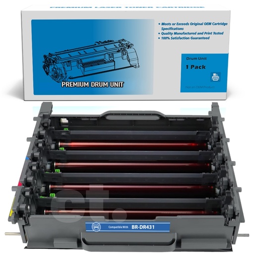 [163100525627] Brother DR-431CL DR431CL Remanufactured BK/C/M/Y Drum Imaging Unit Standard Yield  - 1 Pack