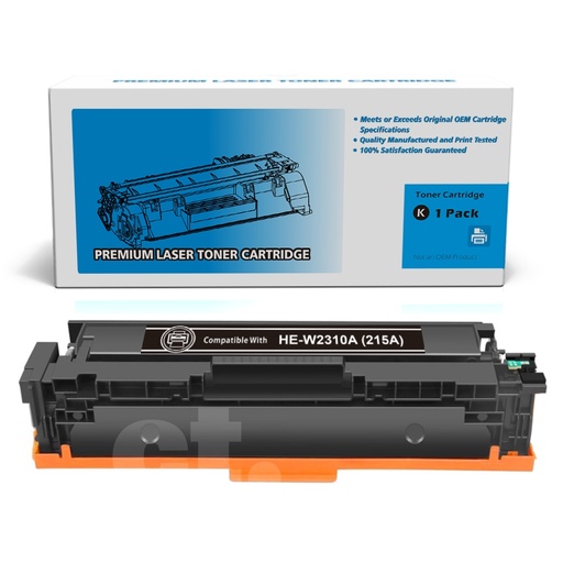 [162140125712] [With Chip] HP W2310A 215A Compatible Black Toner Cartridge Standard Yield  - 1 Pack