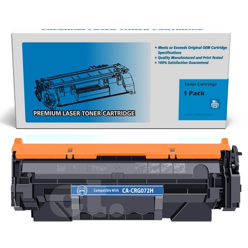 [162110126947] [With Chip] Canon CRG072H CRG 072H Compatible Black High Yield Toner Cartridge - 1 Pack