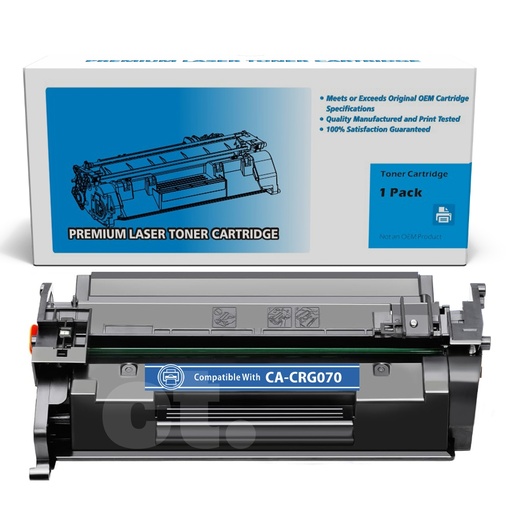 [162110126961] [With Chip] Canon 070 CRG070 Compatible Black Standard Yield Toner Cartridge - 1 Pack