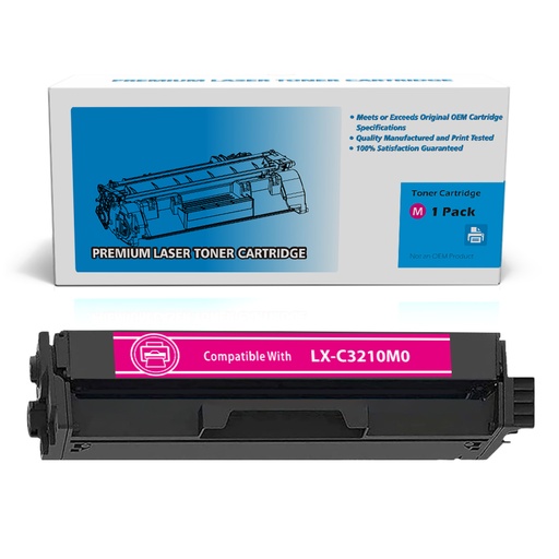 [162180327664] Lexmark C3210M0 Compatible Magenta Toner Cartridge Standard Yield  - 1 Pack
