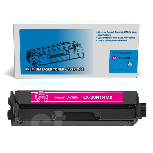 [162180328197] [With Chip] Lexmark 20N1HM0 Compatible Magenta High Yield Toner Cartridge - 1 Pack