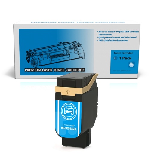 [162250228471] [With Chip] Xerox 006R04828 (C320 C325) Compatible Cyan High Yield Toner Cartridge - 1 Pack