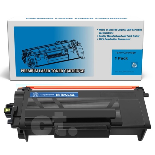 [162100127633] [With Chip] Brother TN-920XXL TN920XXL Compatible Black Extra High Yield Toner Cartridge - 1 Pack